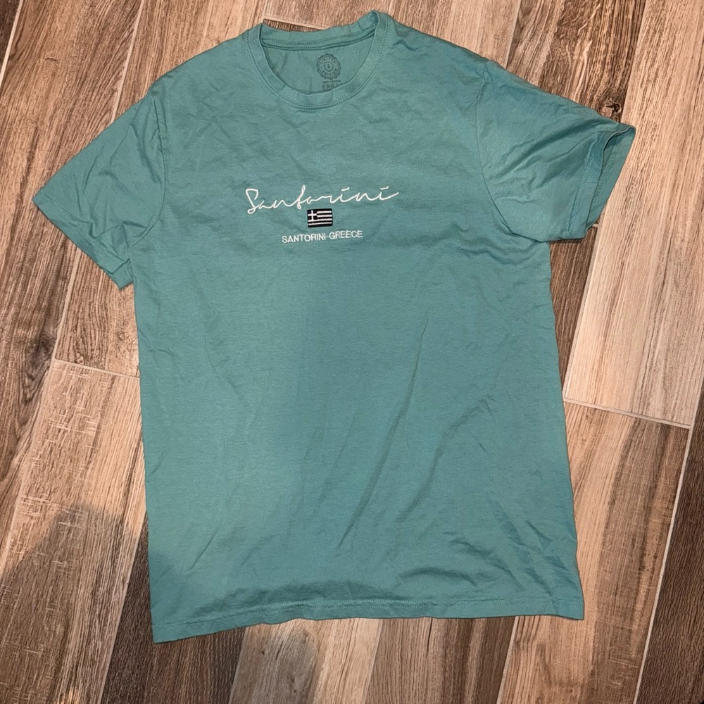 Men’s L Santorini Greece Tee